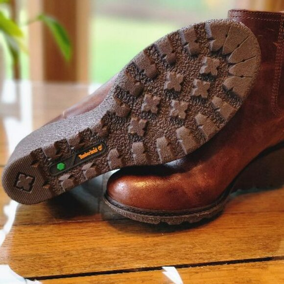 Timberland Womens Wedge Booties Size 7.5 - Picture 2 of 3